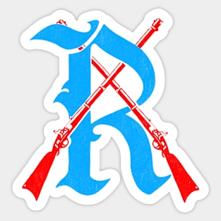 Classic Richmond Rifles Hockey Sticker